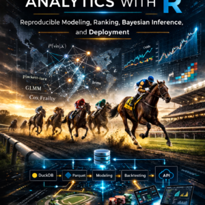 Horse Racing Analytics with R: Reproducible Modeling, Ranking, Bayesian Inference, and Deployment